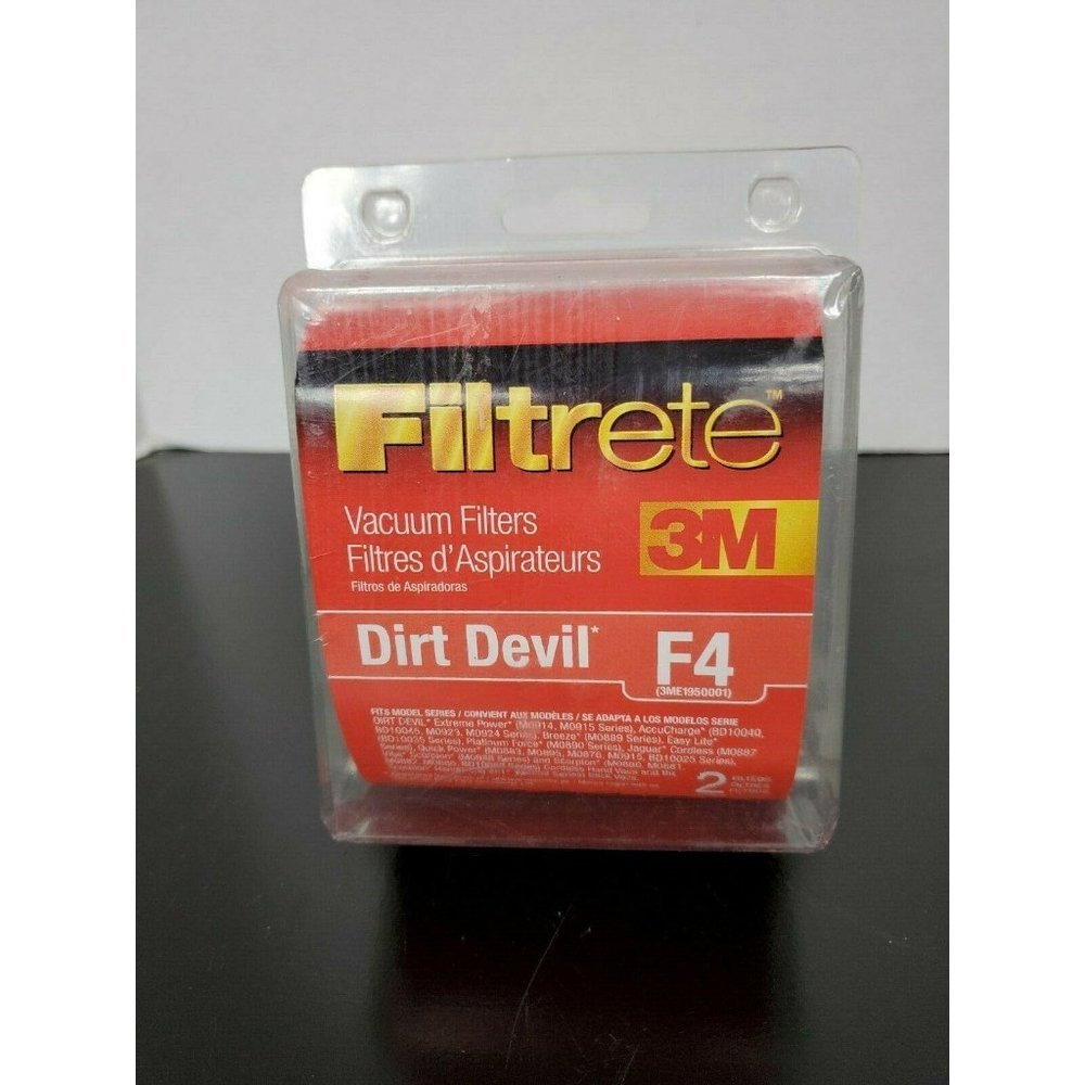 New 3M Dirt Devil F4 Vacum Filters (65825)